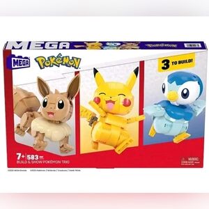 Pokémon Mega Construx Build & Show Trio, 583 pc